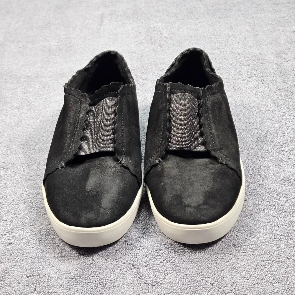 Cole Haan Grand‎ Crosscourt Scallop Sneakers Womens 7B Black Leather W17782